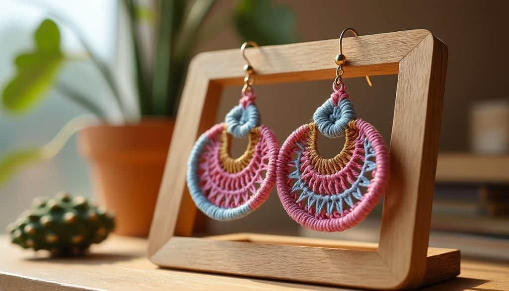 Boucles d&rsquo;oreilles crochet fait main : ce que dit le cadre