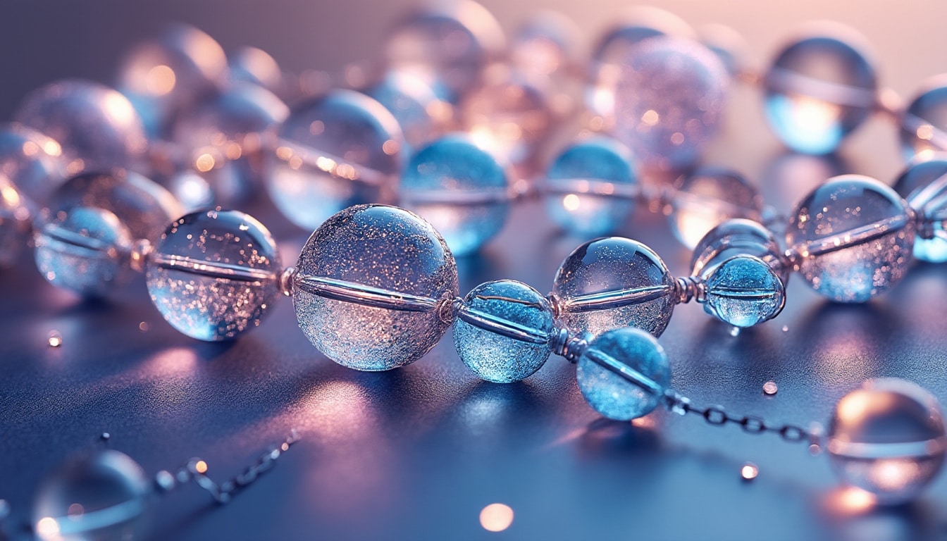 Perles de verre et cristal : les effets de lumière