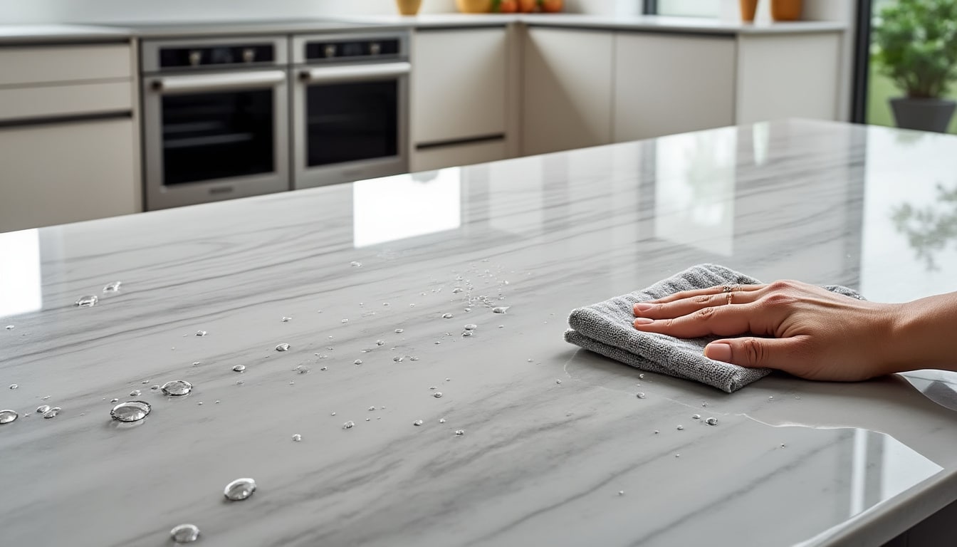 Résine époxy plan de travail cuisine : durabilité et entretien