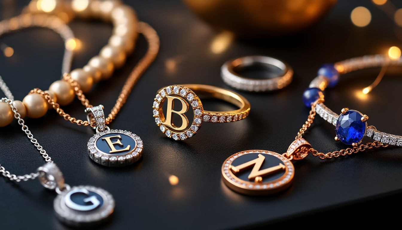 Bijou avec initiale ou prénom : les formats