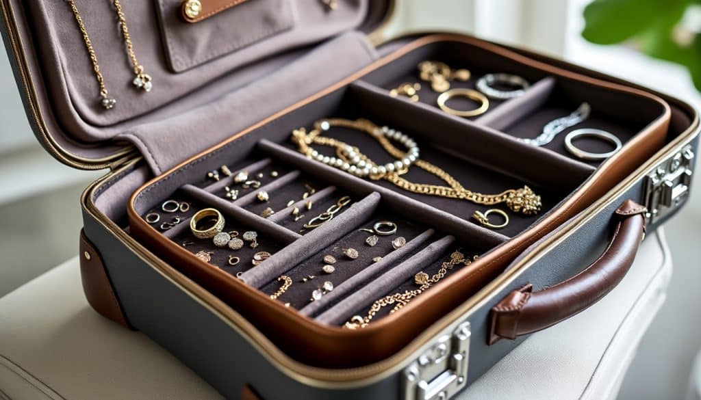 Voyager avec ses bijoux : le rangement malin